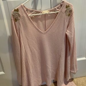 Light pink long sleeve